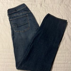 Size 10 Long Straight Leg women American Eagle Jeans